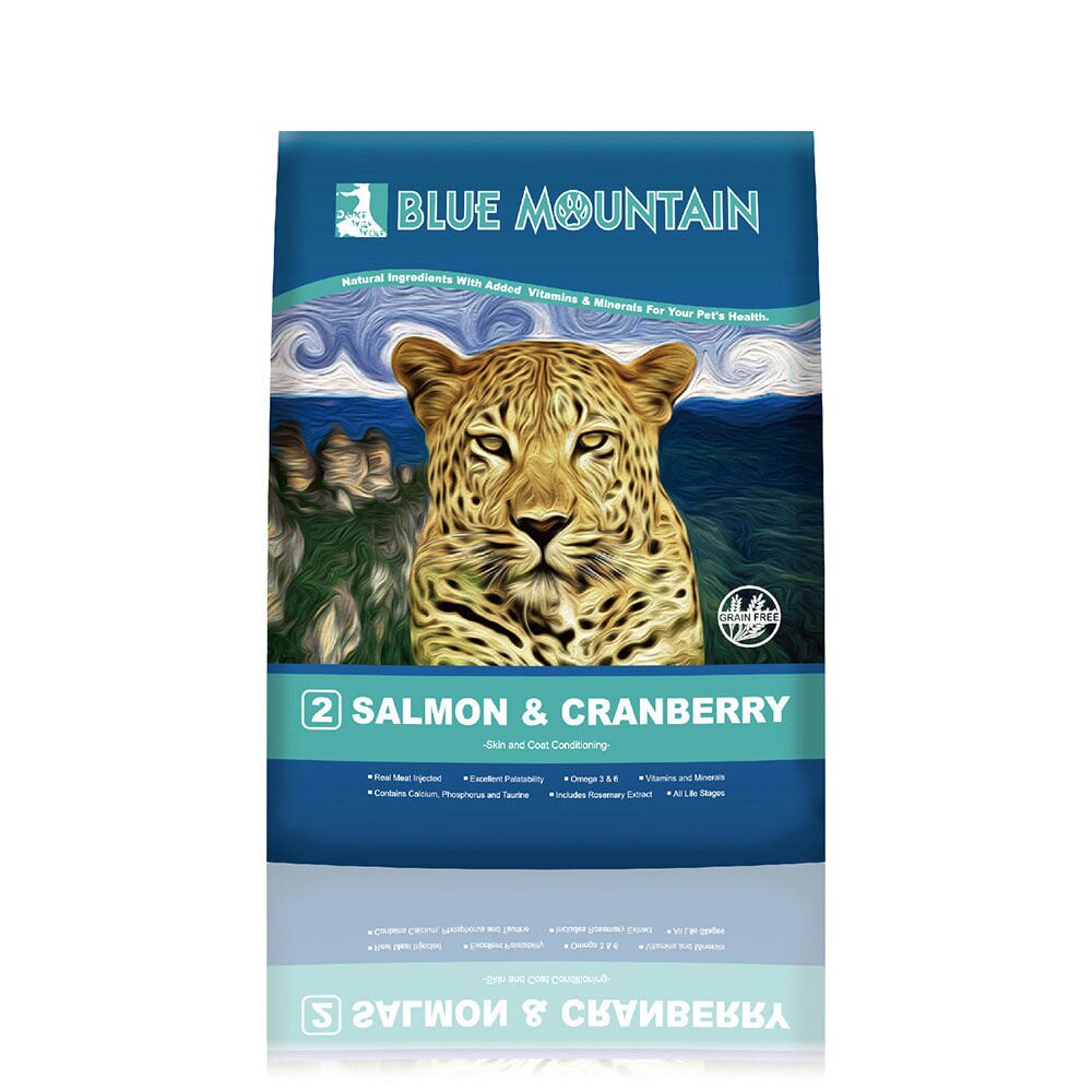 Blue Mountain荒野藍山 貓 皮毛護理專門配方【鮭魚+蔓越莓】2.2L