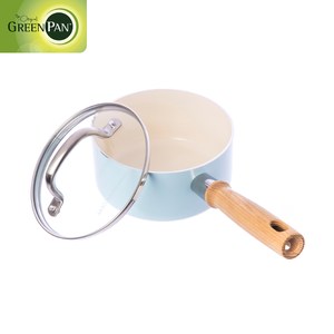 【GreenPan】Mocomichi聯名款16cm不沾鍋單柄湯鍋(加蓋)