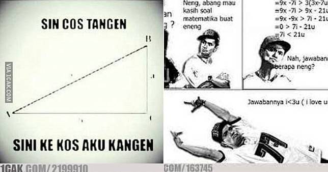 12 Gombalan lucu rumus Matematika ini bikin tersipu malu