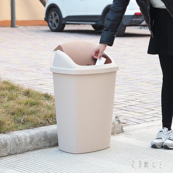 大號垃圾筒塑料垃圾桶辦公室酒店商用環衛無蓋有蓋廚房工業垃圾桶