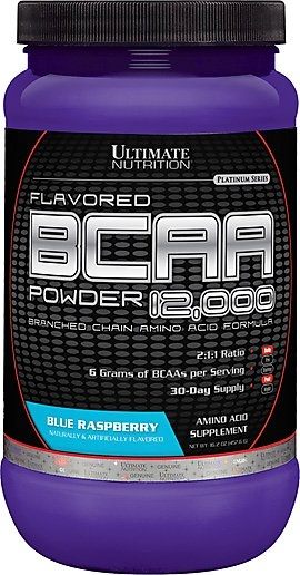 【UN經銷】馬力偉BCAA 12,000 POWDER Blue Raspberry 藍莓支鏈胺基酸 457g