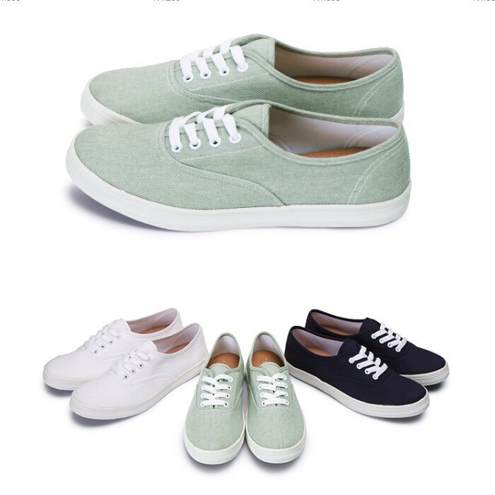 【My style】富發牌1CM11學院風三色休閒布鞋（米.綠.深藍）23-25.5號-滿800免運
