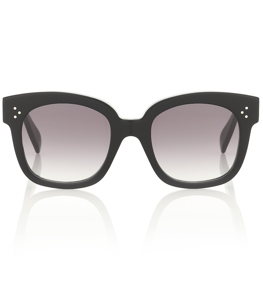 Hedi Slimane's rock'n-roll influence is felt with these black sunglasses from Celine Eyewear.