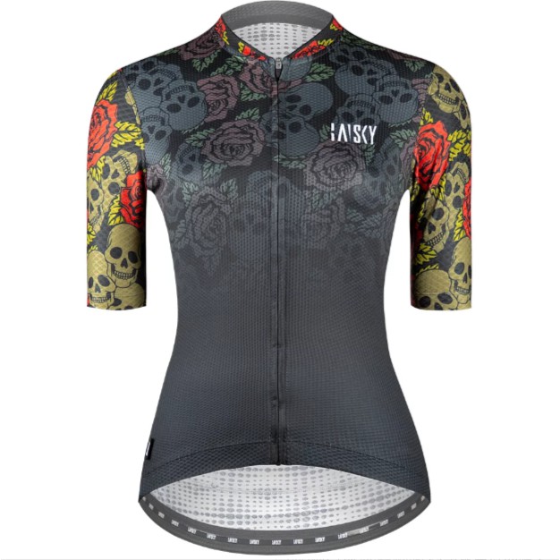 ● MITI 義大利扇貝布料,圓肩袖與腰線剪裁完美貼合身形，顯瘦又修身● 雪花網布、菠蘿網布與滌綸網眼，透氣度全面提升● YKK彈片式拉鍊，滑順好拉可輕鬆固定● 後側設置三個開放式收納口袋● 義大利墨