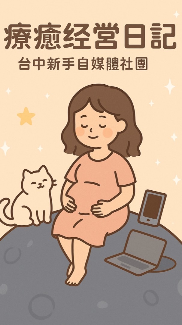 療癒經營日記｜台中新手自媒體社