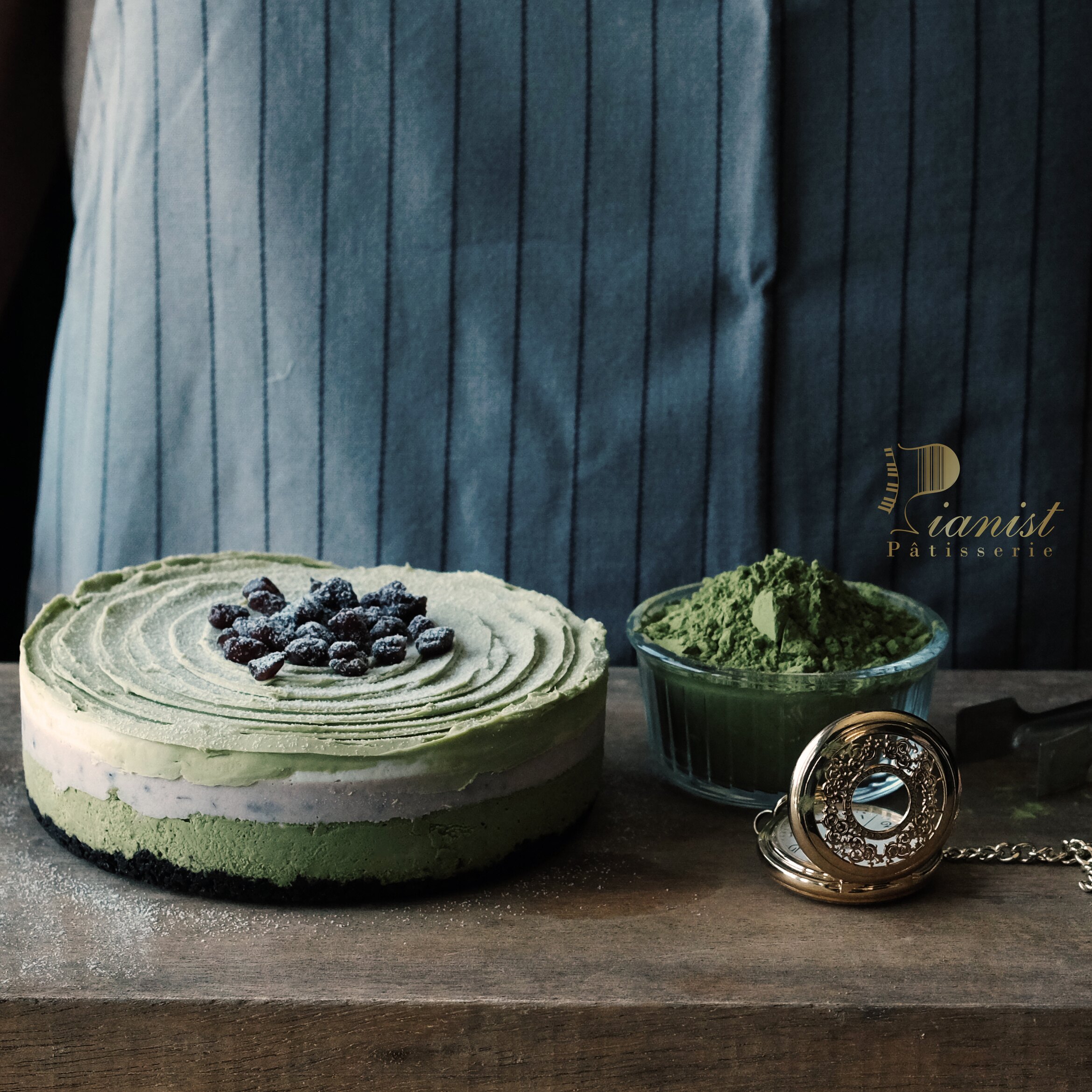 6吋※鋼琴師曲目※ 宇治御雪 抹茶紅豆OREO重乳酪蛋糕