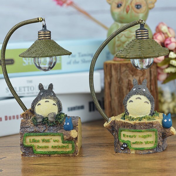 ＝優生活＝「拍賣最低價＄１８０」宮崎駿吉卜力totoro龍貓LED小夜燈 桌上燈飾 燈飾擺設 床頭小夜燈 療癒燈飾 交換禮物 聖誕