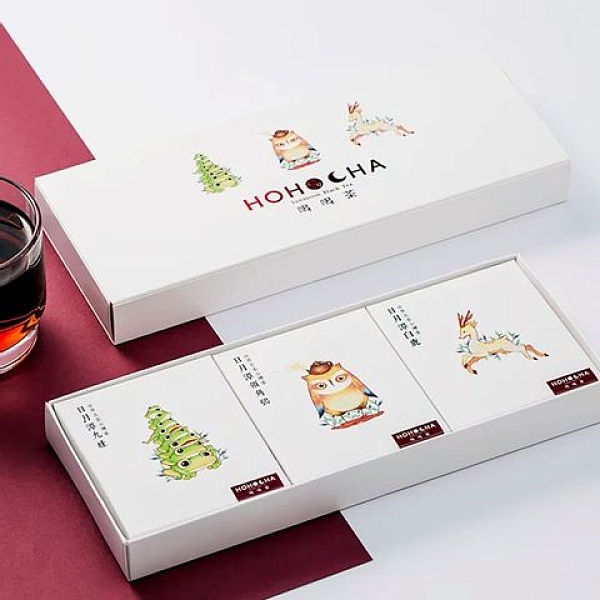 HOHOCHA喝喝茶-動物三角立體茶包禮盒