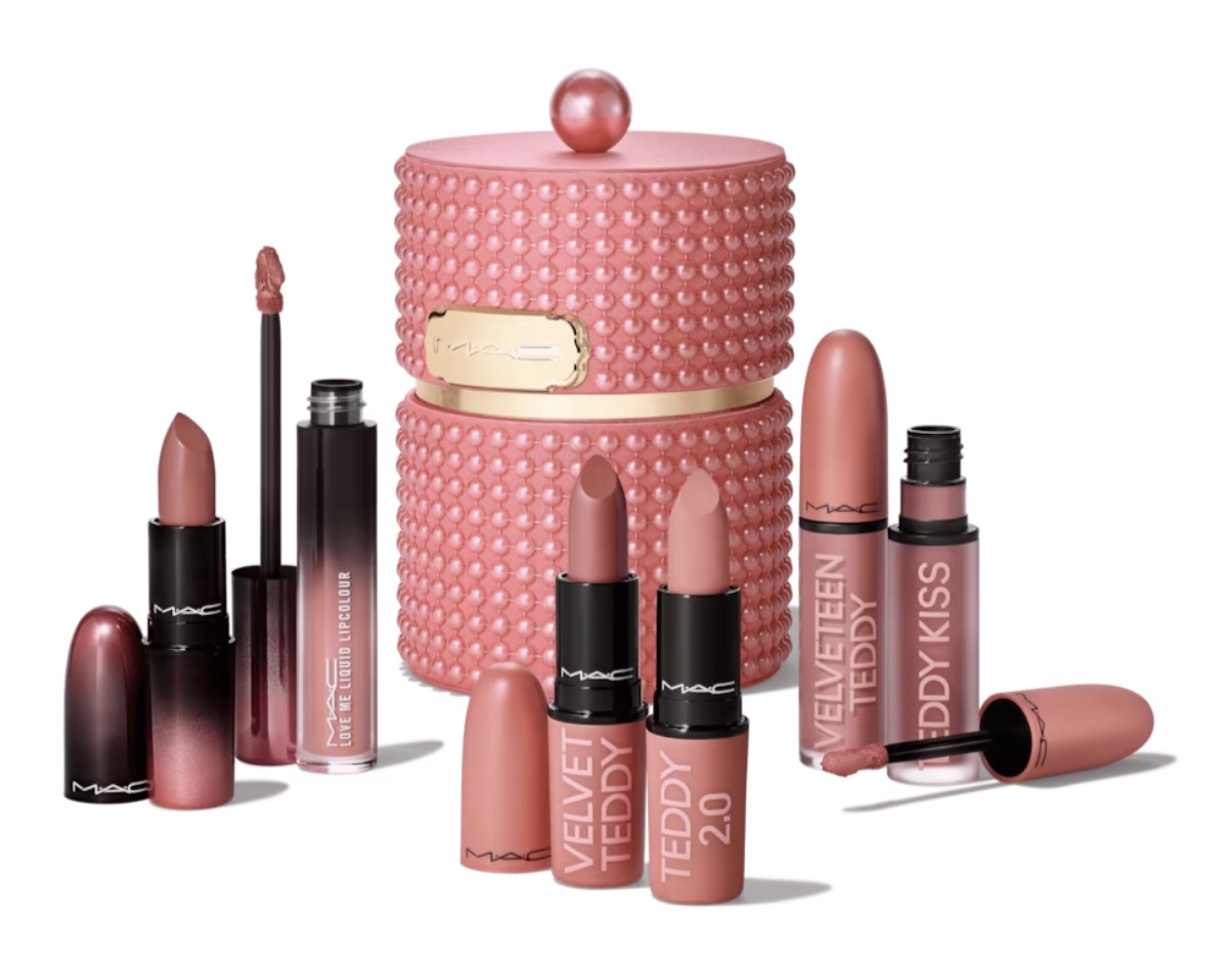 M.A.C. 波緞泡泡節日限定系列-最愛VELVET TEDDY系列6色唇彩組