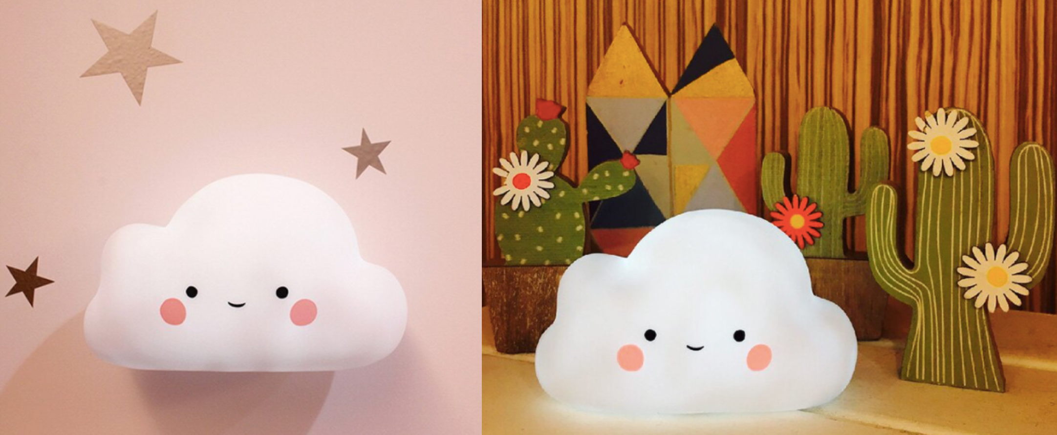 雲朵充電式造型小夜燈