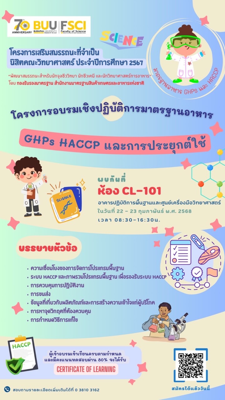 โครงการ GHPs และ HACCP