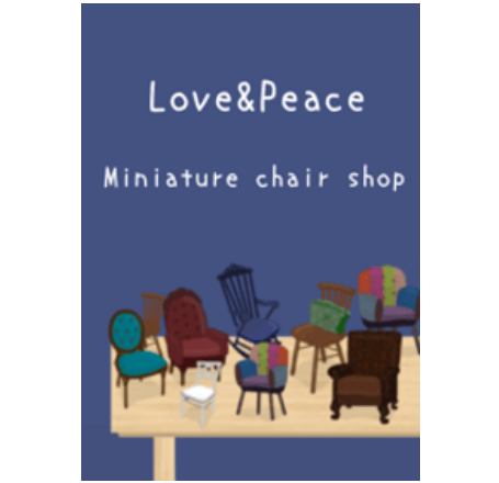 Popular chair shop Open [Miniature Shop]