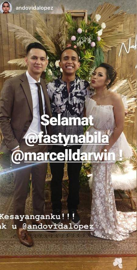 10 Foto Seru Pernikahan Marcell Darwin dan Nabila Faisal, Mempelai Wanita Dicium Adipati Dolken ...