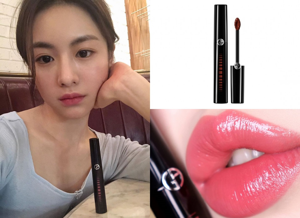 Blackpink Jennie同款唇膏：HERA SENSUAL SPICY NUDE GLOSS（#422）5g，約NT.850