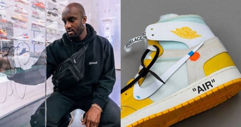 nike off white jordan 1 yellow