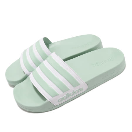 品牌: ADIDAS型號: EG1885品名: Adilette Shower特點: 輕便 穿搭 夏日拖 基本款 綠 白