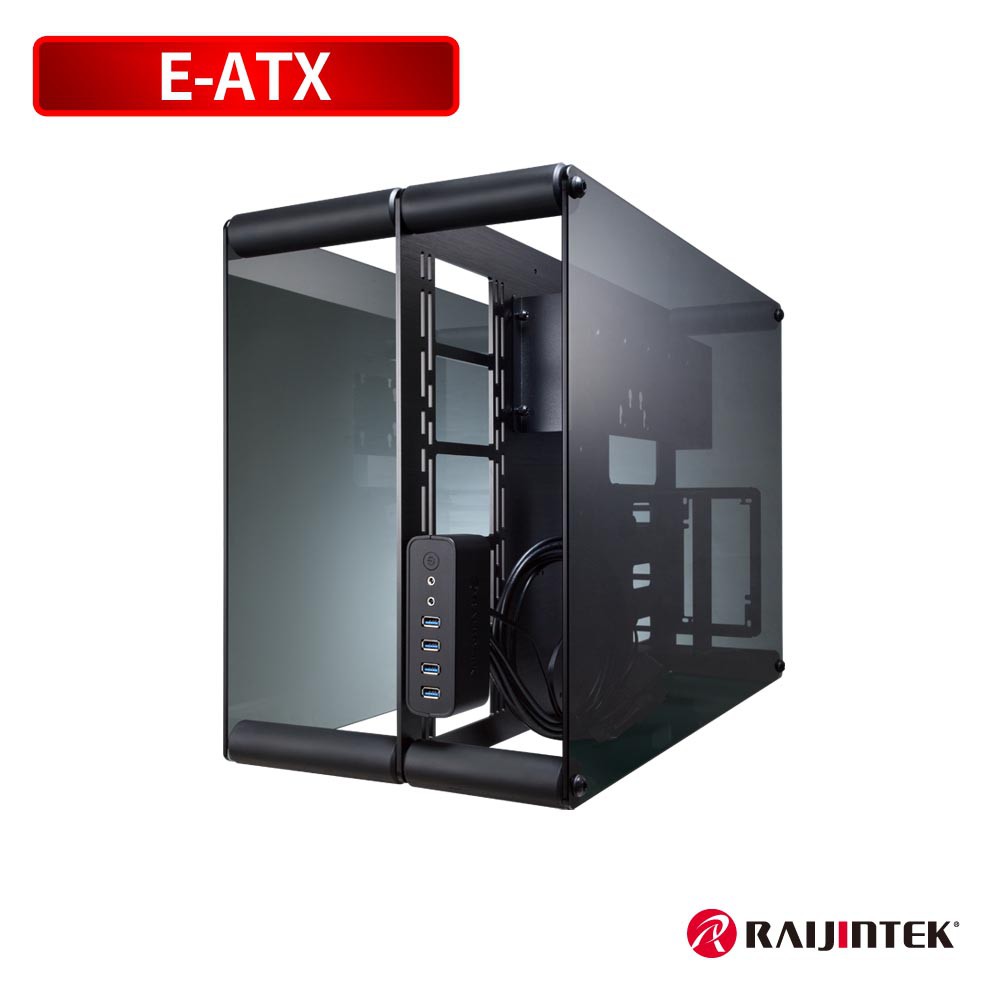 除了滿足了高階DIY玩家的需求更讓電腦成為玩家獨有的藝術品。Raijintek-PAEAN全開放式ATX機殼，十足顛覆了以往DIY玩家對電腦機殼的想法。【RAIJINTEK】PAEAN 開放式鋁合金機