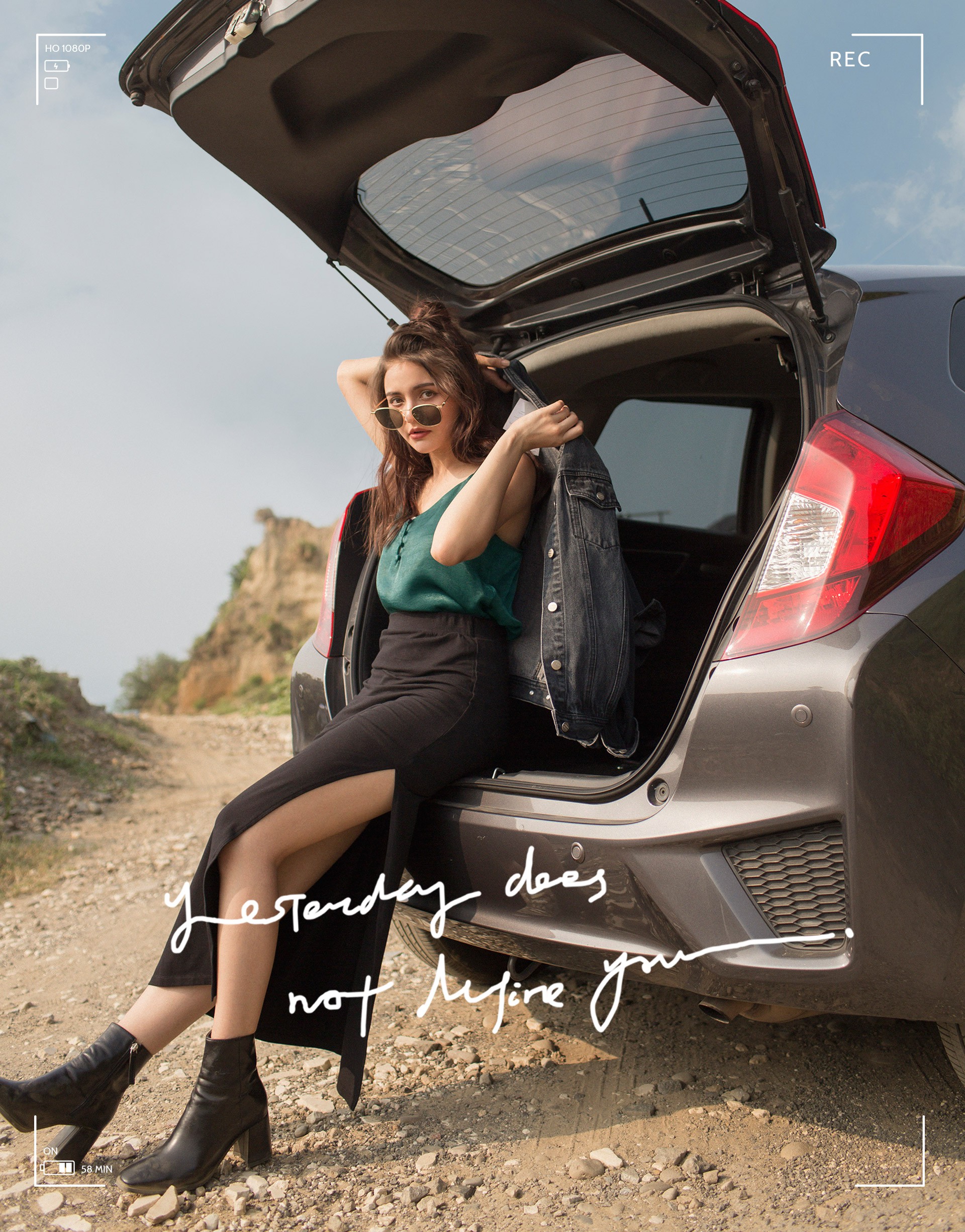 PAZZO+MIT歐美風側開衩棉質長裙(TIFFANY聯名款)