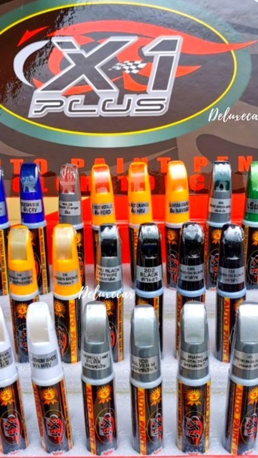 ปากกาแต้มสีรถ ลบรอยขีดข่วน มีทุกสี ของแท้ ถูกที่สุด