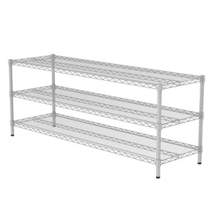 特力屋自有品牌產品 本產品通過SGS靜態安全荷重測試 表面粉體烤漆加工處理，富質感美觀而不易生鏽 夾片式固定，每層鐵網網片高度皆可視使用需求而靈活調整 鐵網網片側邊立體倒三角形設計，提升整層支撐力，耐