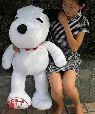 史努比SNOOPY公仔毛絨娃娃 大號(105公分)【藍星居家】