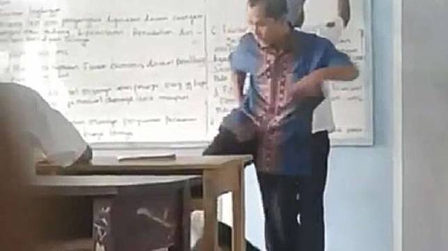 Kondisi Murid yang Ditendangi Guru Galak di SMK Tangerang