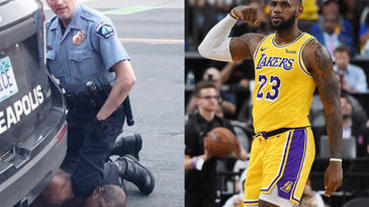 美國黑人喬治弗洛伊德遭警察「膝蓋壓脖子」暴力執法致死！NBA球星怒：我們是人，不是畜生！