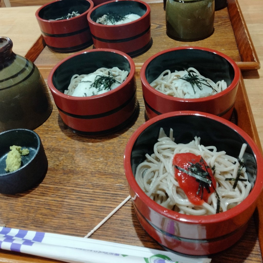 ユーザーが投稿した3色そばの写真 - 実際訪問したユーザーが直接撮影して投稿した平野町下村そば生麺工房 五郎八郎の写真