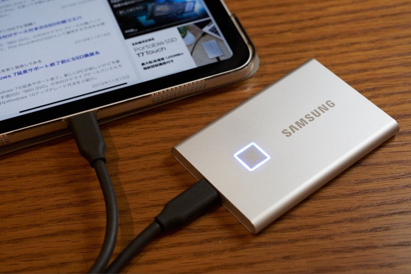 iPad Proと外付けSSD「T7 Touch」でPDFの作業が捗りまくる（アスキー）