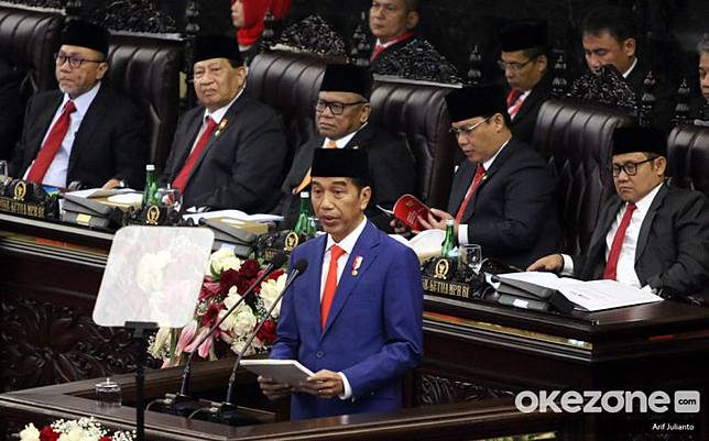 Tanpa Minum Jokowi Bacakan Pidato Rapbn 2020 Sebanyak 23 Halaman