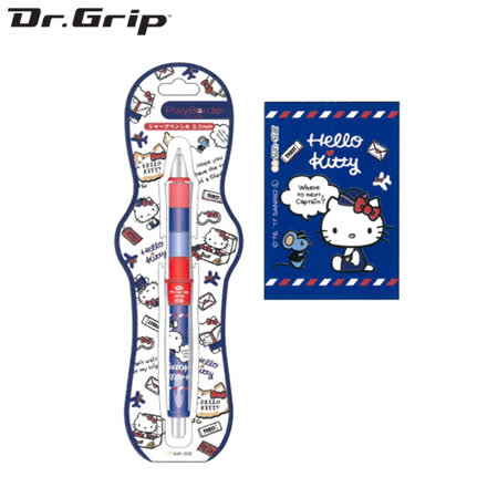 日本Sun-Star減壓搖搖筆Dr.Grip凱蒂貓HELLO KITTY自動鉛筆健握0.5mm鉛筆正版授權KT文具