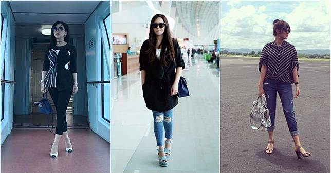 7 Gaya Fashion Selebriti Indonesia Saat di Bandara, Mana Favoritmu?