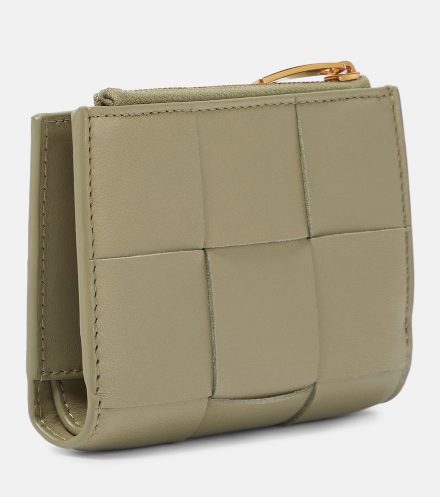Bottega Veneta Intreccio leather bifold wallet