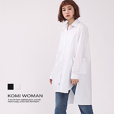 【KOMI】棉大口袋長襯衫 (共二色)