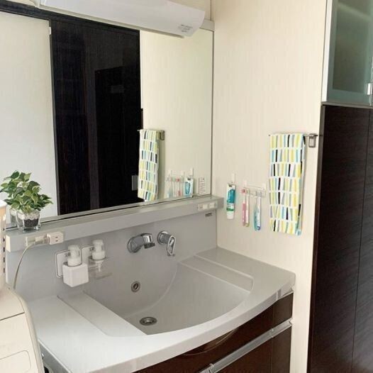 吊り下げるのが正解 キレイに見せる洗面台収納 たまひよ Online