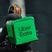 福山市Uber配達員集合！