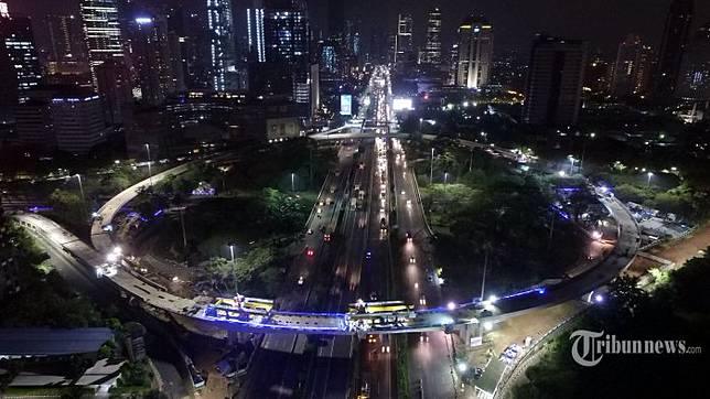 Diresmikan Presiden Jokowi 17 Agustus, Simpang Semanggi Diujicoba 15 Juli