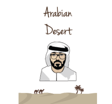 Arabian Desert: Charming Arab Guys
