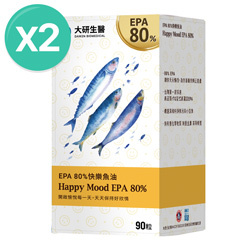 EPA 80%快樂魚油軟膠囊2入組
