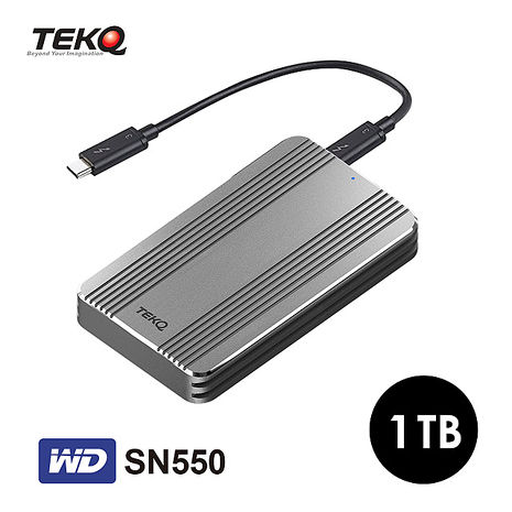 【TEKQ】Rapide WD SN550 1TB Thunderbolt 3 M.2 SSD 外接硬碟