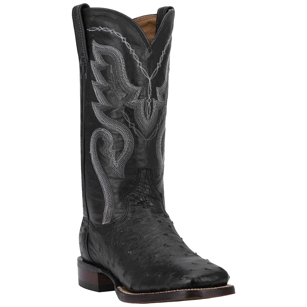 Dance all night long in the Chandler by Dan Post. This gorgeous boot features full quill Ostrich mat