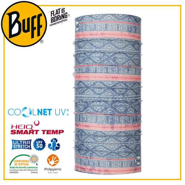 【BUFF 西班牙 Coolnet 抗UV頭巾 雲日煇映】119345/圍脖/帽子/口罩/圍巾/吸溼排汗