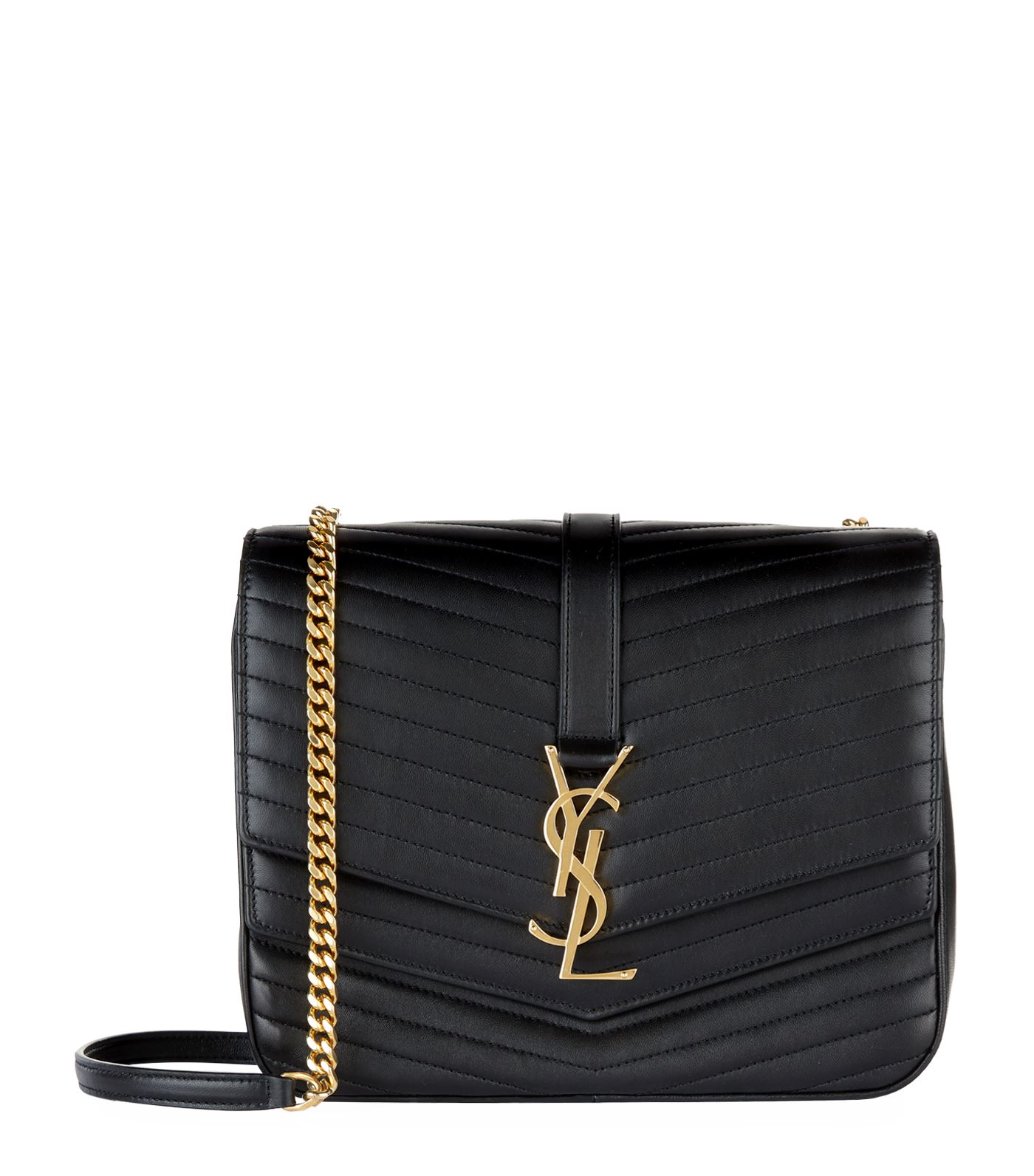 Saint Laurent - Crafted from smooth leather, allow Saint Laurent's Sulpice shoulder bag to infuse yo