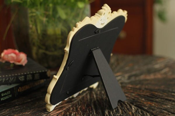 歐式韓式田園粉色玫瑰樹脂6寸相框浪漫柔情