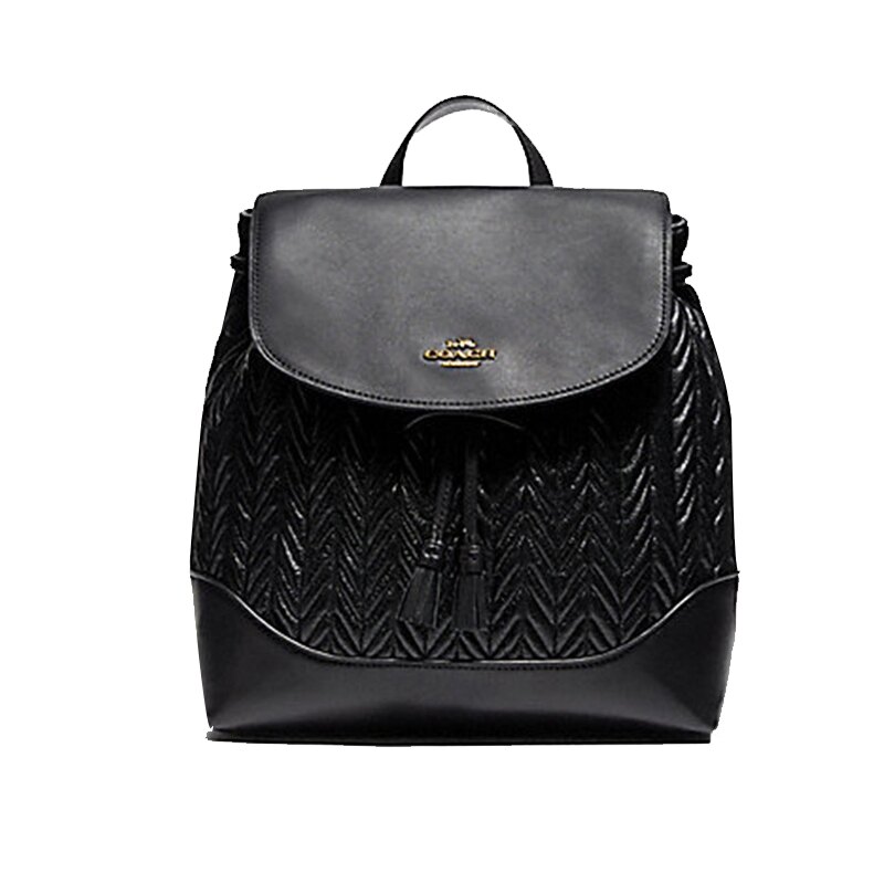 COACH F72842 女包女士雙肩包背包書包旅行包小香風翻蓋水桶包