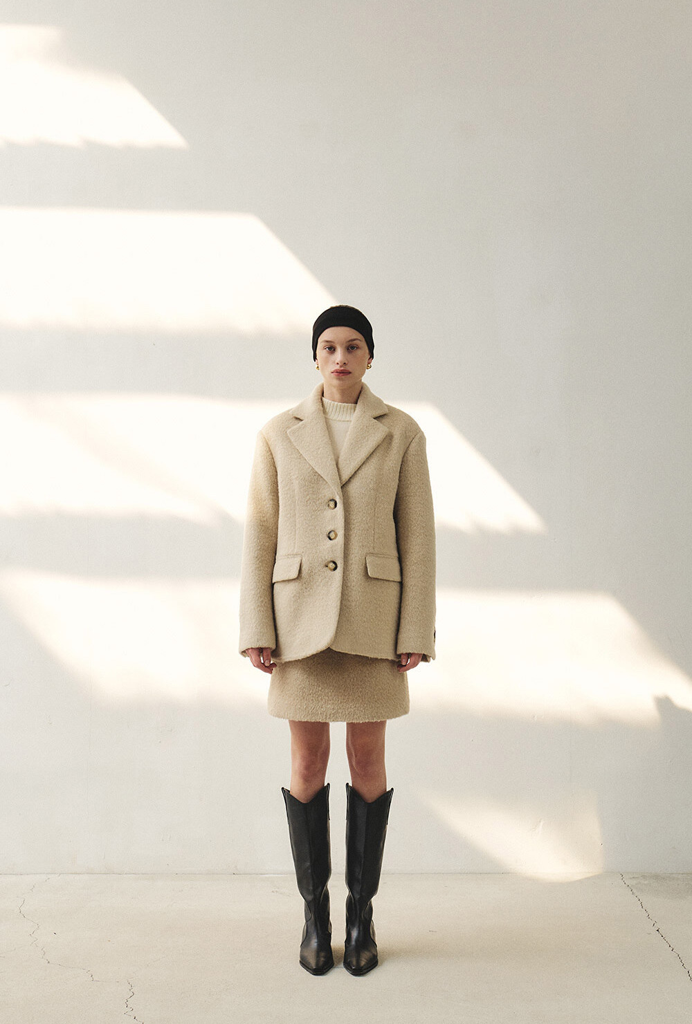 MOHAN RTW Alpaca Hairy Wool Blazer