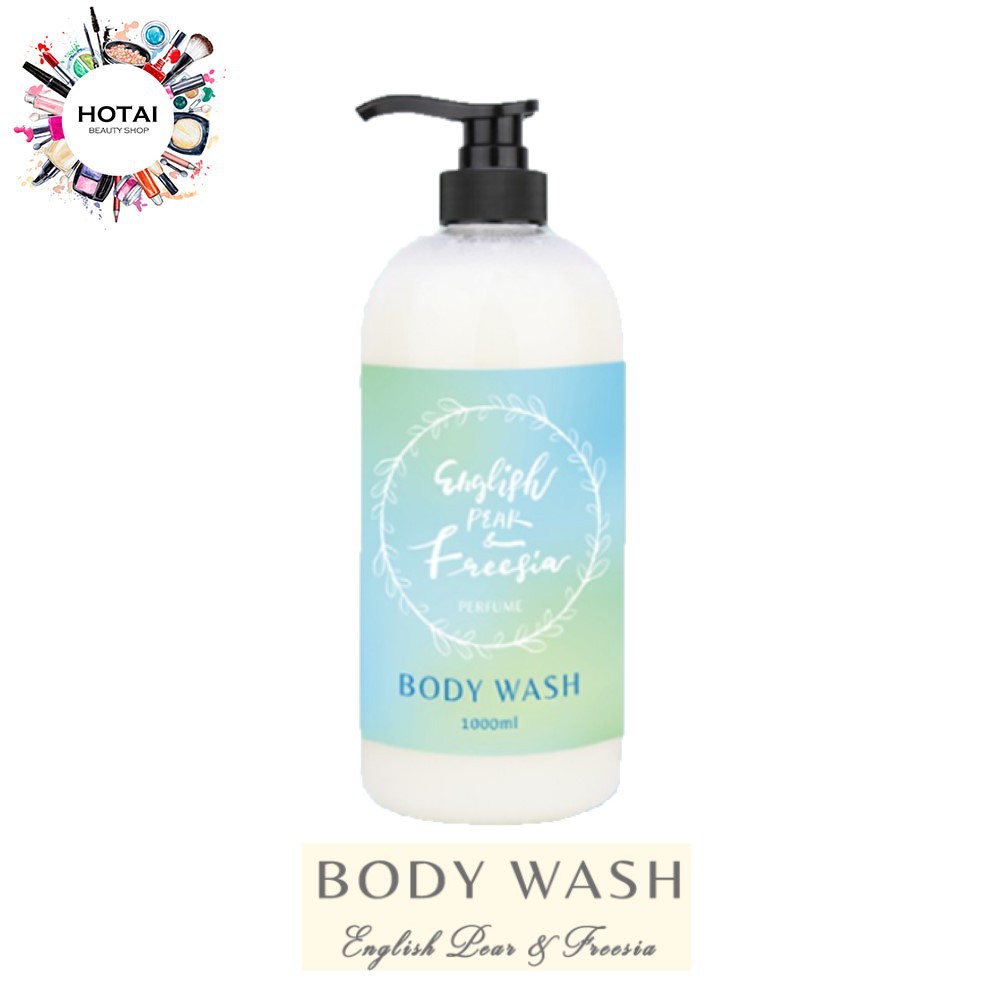 香水花園 香水沐浴乳 1000ml【注意事項】因超商限制，每單限購4瓶【英國小蒼蘭】3種清新芳香前調: 甜瓜，梨子中調: 小蒼蘭，玫瑰後調: 廣藿香，麝香，琥珀【藍風鈴】3種清新芳香前調: 藍風鈴, 