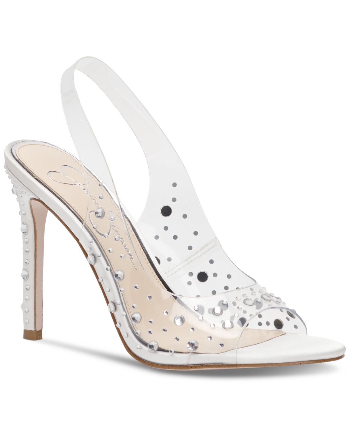 Jessica Simpson Women's Jaisey Bridal Slingback Dress Sandals Women's Shoes