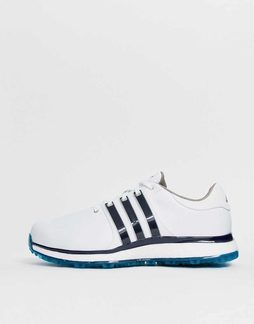 Shoes by adidas For style on or off the course Lace-up fastening Padded tongue and cuff Uses adidas 