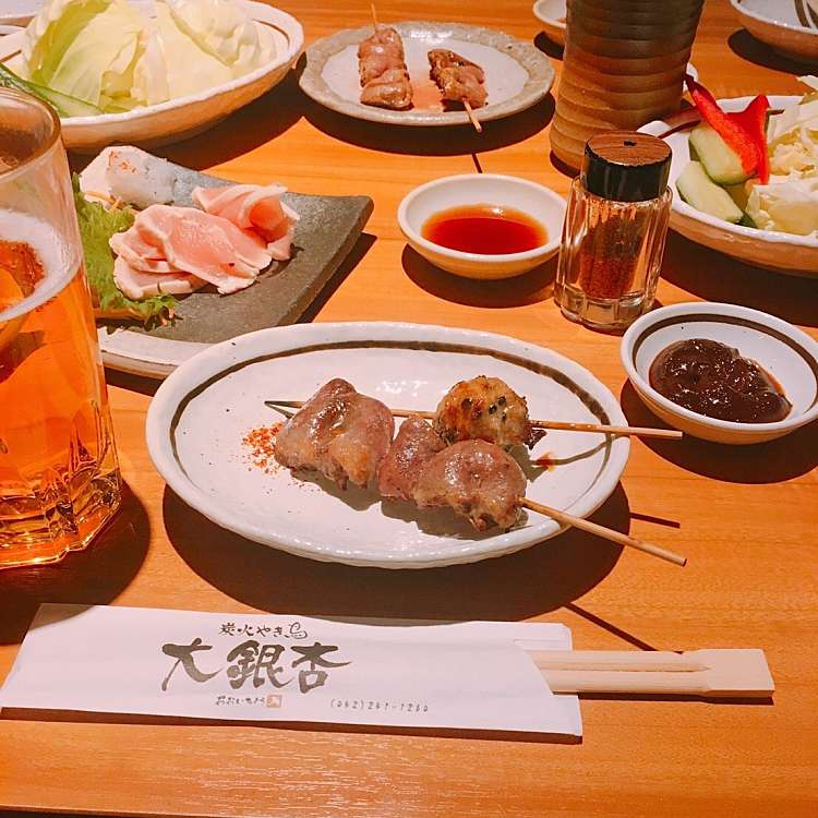 写真 炭火焼き鳥 大銀杏 栄店 スミビヤキトリ オオイチョウ サカエテン 栄 矢場町駅 焼鳥 By Line Place